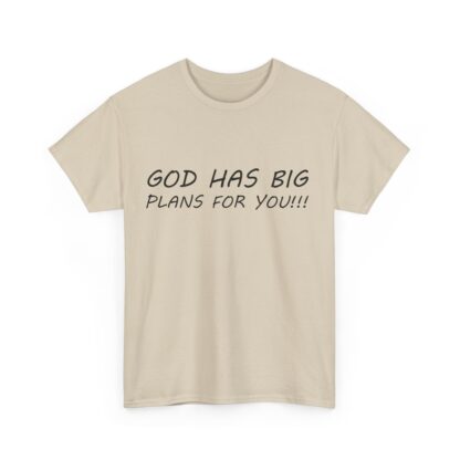 God Has Big Plans T-Shirt – Faith and Encouragement - Multi Color and Sizes - Afbeelding 58