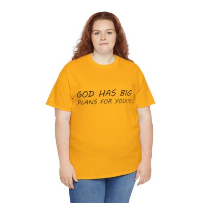 God Has Big Plans T-Shirt – Faith and Encouragement - Multi Color and Sizes - Afbeelding 96