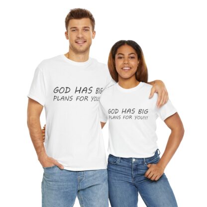 God Has Big Plans T-Shirt – Faith and Encouragement - Multi Color and Sizes - Afbeelding 51