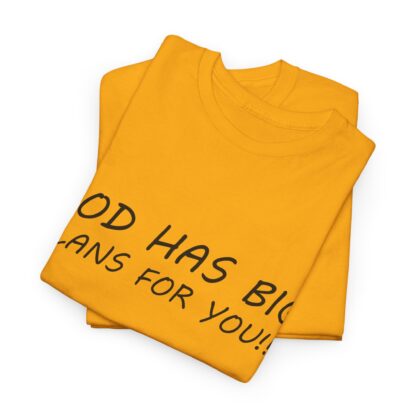 God Has Big Plans T-Shirt – Faith and Encouragement - Multi Color and Sizes - Afbeelding 87