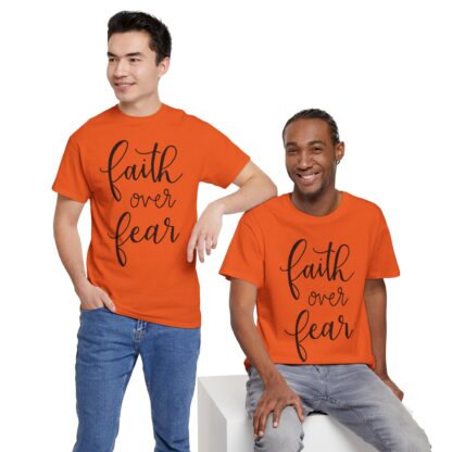 Faith Over Fear T-Shirt – Inspire with Courage - Afbeelding 80