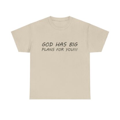 God Has Big Plans T-Shirt – Faith and Encouragement - Multi Color and Sizes - Afbeelding 56