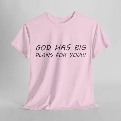 God Has Big Plans T-Shirt – Faith and Encouragement - Multi Color and Sizes - Afbeelding 136