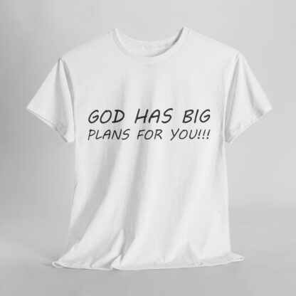 God Has Big Plans T-Shirt – Faith and Encouragement - Multi Color and Sizes - Afbeelding 28
