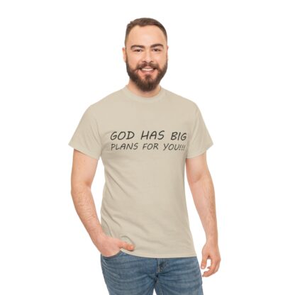 God Has Big Plans T-Shirt – Faith and Encouragement - Multi Color and Sizes - Afbeelding 67