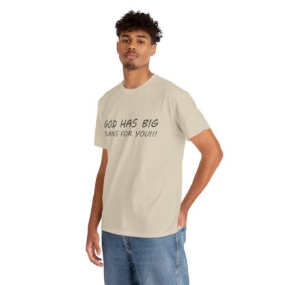 God Has Big Plans T-Shirt – Faith and Encouragement - Multi Color and Sizes - Afbeelding 68