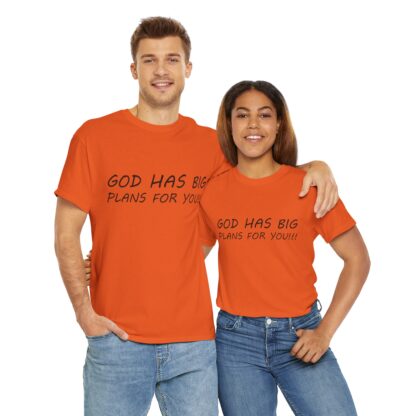 God Has Big Plans T-Shirt – Faith and Encouragement - Multi Color and Sizes - Afbeelding 132