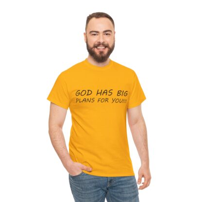 God Has Big Plans T-Shirt – Faith and Encouragement - Multi Color and Sizes - Afbeelding 94