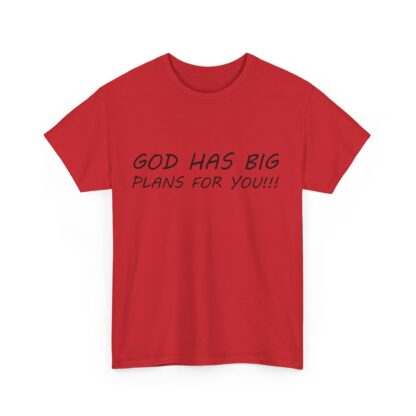 God Has Big Plans T-Shirt – Faith and Encouragement - Multi Color and Sizes - Afbeelding 166