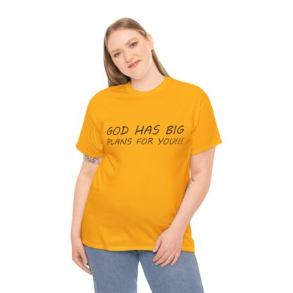 God Has Big Plans T-Shirt – Faith and Encouragement - Multi Color and Sizes - Afbeelding 93