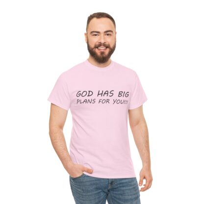 God Has Big Plans T-Shirt – Faith and Encouragement - Multi Color and Sizes - Afbeelding 148