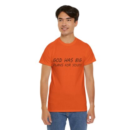 God Has Big Plans T-Shirt – Faith and Encouragement - Multi Color and Sizes - Afbeelding 129