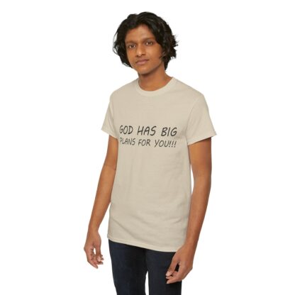 God Has Big Plans T-Shirt – Faith and Encouragement - Multi Color and Sizes - Afbeelding 73