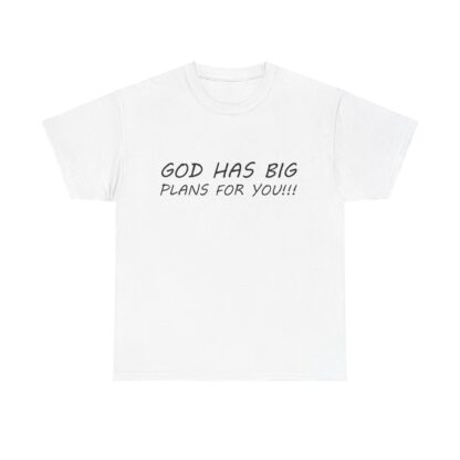 God Has Big Plans T-Shirt – Faith and Encouragement - Multi Color and Sizes - Afbeelding 29
