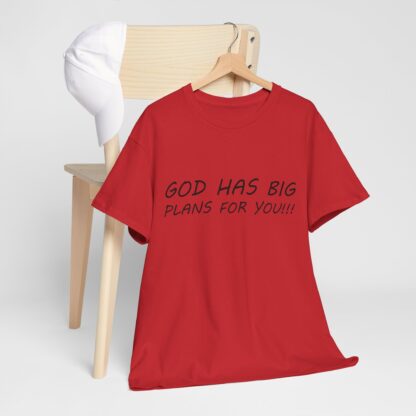 God Has Big Plans T-Shirt – Faith and Encouragement - Multi Color and Sizes - Afbeelding 170