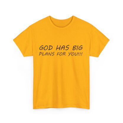 God Has Big Plans T-Shirt – Faith and Encouragement - Multi Color and Sizes - Afbeelding 85