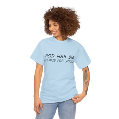 God Has Big Plans T-Shirt – Faith and Encouragement - Multi Color and Sizes - Afbeelding 11