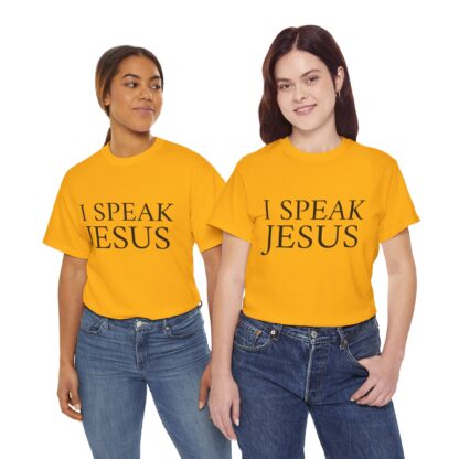 I Speak Jesus T-Shirt – Bold Faith Statement - Multi Color and Sizes - Afbeelding 79