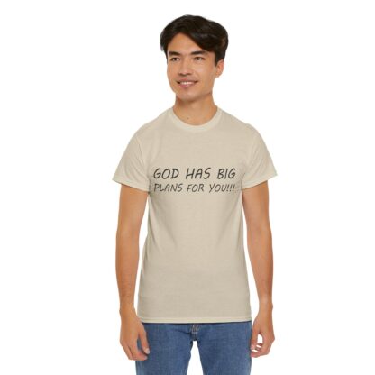 God Has Big Plans T-Shirt – Faith and Encouragement - Multi Color and Sizes - Afbeelding 75
