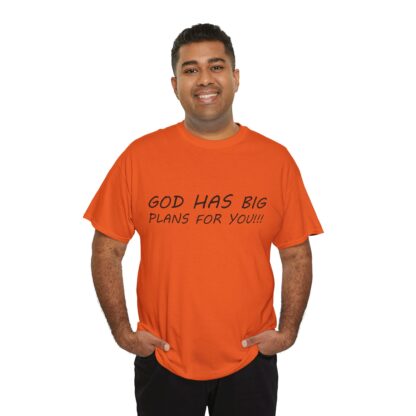 God Has Big Plans T-Shirt – Faith and Encouragement - Multi Color and Sizes - Afbeelding 125