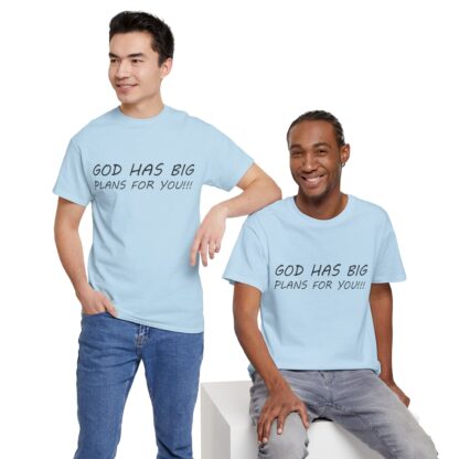 God Has Big Plans T-Shirt – Faith and Encouragement - Multi Color and Sizes - Afbeelding 26
