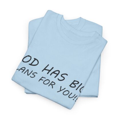 God Has Big Plans T-Shirt – Faith and Encouragement - Multi Color and Sizes - Afbeelding 6