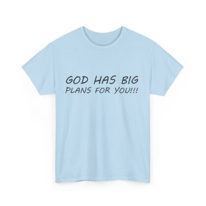 God Has Big Plans T-Shirt – Faith and Encouragement - Multi Color and Sizes - Afbeelding 4