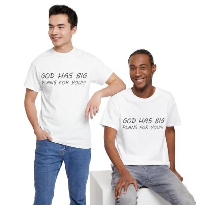 God Has Big Plans T-Shirt – Faith and Encouragement - Multi Color and Sizes - Afbeelding 53