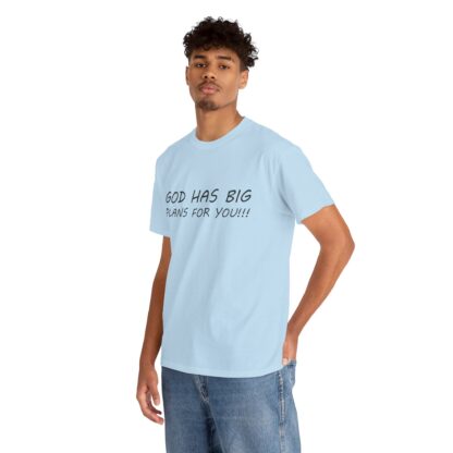 God Has Big Plans T-Shirt – Faith and Encouragement - Multi Color and Sizes - Afbeelding 14
