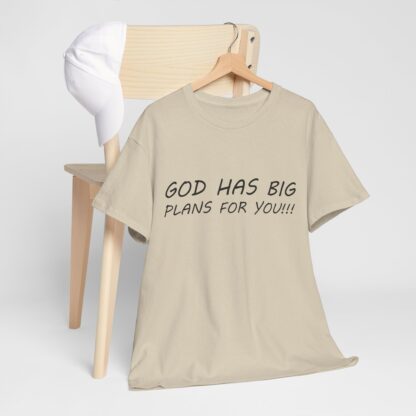 God Has Big Plans T-Shirt – Faith and Encouragement - Multi Color and Sizes - Afbeelding 62