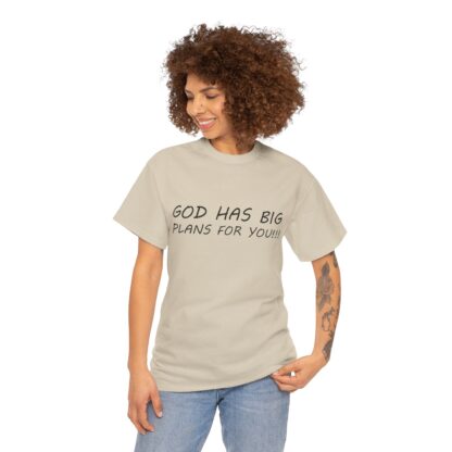 God Has Big Plans T-Shirt – Faith and Encouragement - Multi Color and Sizes - Afbeelding 65