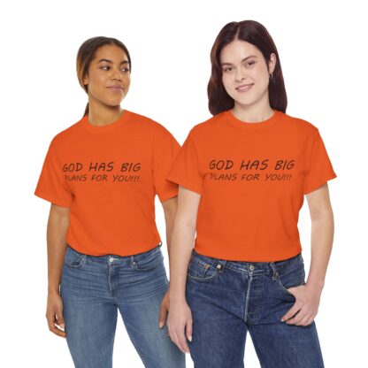 God Has Big Plans T-Shirt – Faith and Encouragement - Multi Color and Sizes - Afbeelding 133