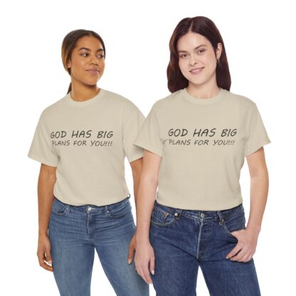 God Has Big Plans T-Shirt – Faith and Encouragement - Multi Color and Sizes - Afbeelding 79