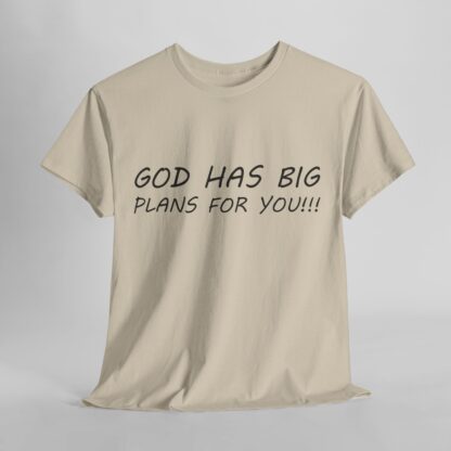 God Has Big Plans T-Shirt – Faith and Encouragement - Multi Color and Sizes - Afbeelding 55