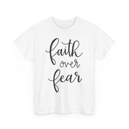 Faith Over Fear T-Shirt – Inspire with Courage - Afbeelding 4