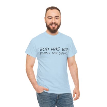 God Has Big Plans T-Shirt – Faith and Encouragement - Multi Color and Sizes - Afbeelding 13