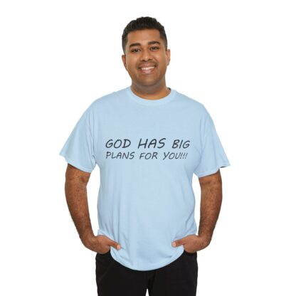 God Has Big Plans T-Shirt – Faith and Encouragement - Multi Color and Sizes - Afbeelding 17