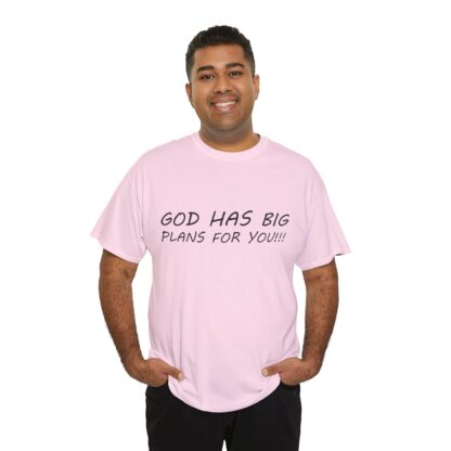 God Has Big Plans T-Shirt – Faith and Encouragement - Multi Color and Sizes - Afbeelding 152