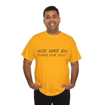 God Has Big Plans T-Shirt – Faith and Encouragement - Multi Color and Sizes - Afbeelding 98