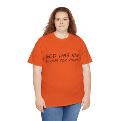 God Has Big Plans T-Shirt – Faith and Encouragement - Multi Color and Sizes - Afbeelding 123