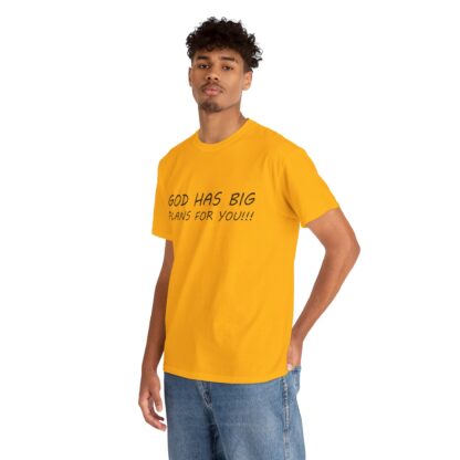 God Has Big Plans T-Shirt – Faith and Encouragement - Multi Color and Sizes - Afbeelding 95