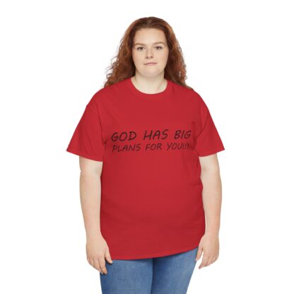 God Has Big Plans T-Shirt – Faith and Encouragement - Multi Color and Sizes - Afbeelding 177