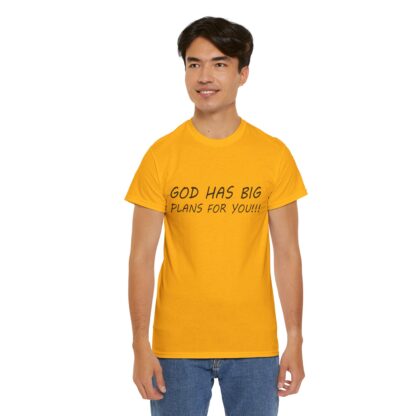 God Has Big Plans T-Shirt – Faith and Encouragement - Multi Color and Sizes - Afbeelding 102