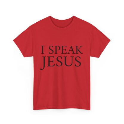 I Speak Jesus T-Shirt – Bold Faith Statement - Multi Color and Sizes - Afbeelding 4