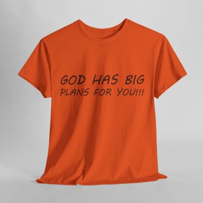 God Has Big Plans T-Shirt – Faith and Encouragement - Multi Color and Sizes - Afbeelding 109