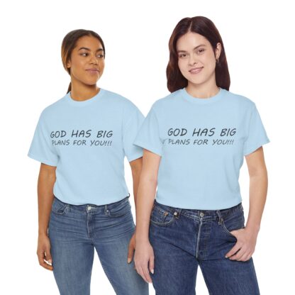 God Has Big Plans T-Shirt – Faith and Encouragement - Multi Color and Sizes - Afbeelding 25