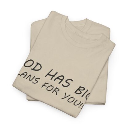 God Has Big Plans T-Shirt – Faith and Encouragement - Multi Color and Sizes - Afbeelding 60