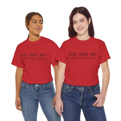 God Has Big Plans T-Shirt – Faith and Encouragement - Multi Color and Sizes - Afbeelding 187