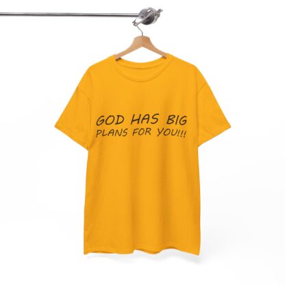 God Has Big Plans T-Shirt – Faith and Encouragement - Multi Color and Sizes - Afbeelding 88