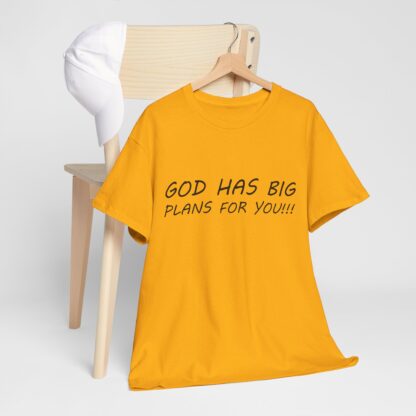 God Has Big Plans T-Shirt – Faith and Encouragement - Multi Color and Sizes - Afbeelding 89